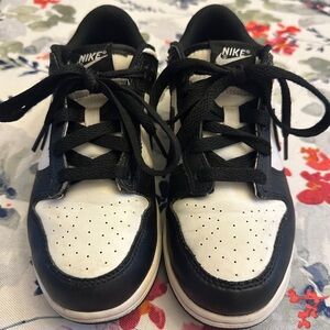 Like New Little Kids Nike Dunk Low, Size 2, Great Condition